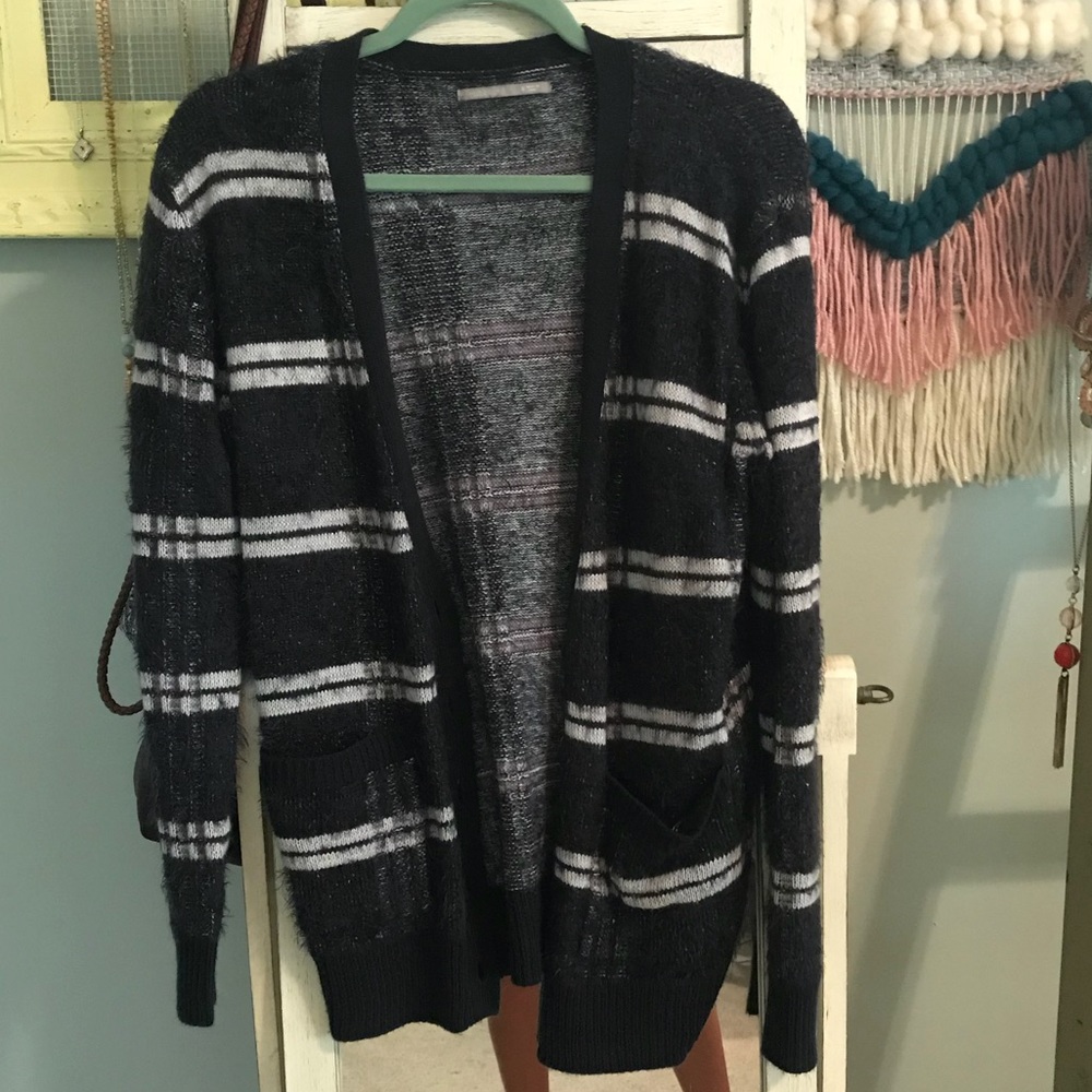Plaid Cardigan